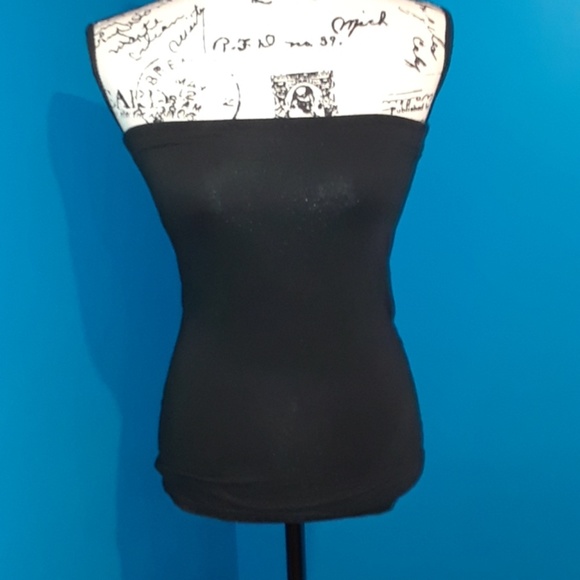 5/25.  Strapless black juniors top - Picture 1 of 8